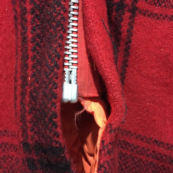 VINTAGE REVERSIBLE WOOL PLAID JACKETS SIZE L - Picture 9 of 14